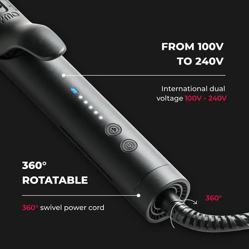 Ceramic curling wand AIRFLOW by TYMO provides shiny, frizz‑free curls