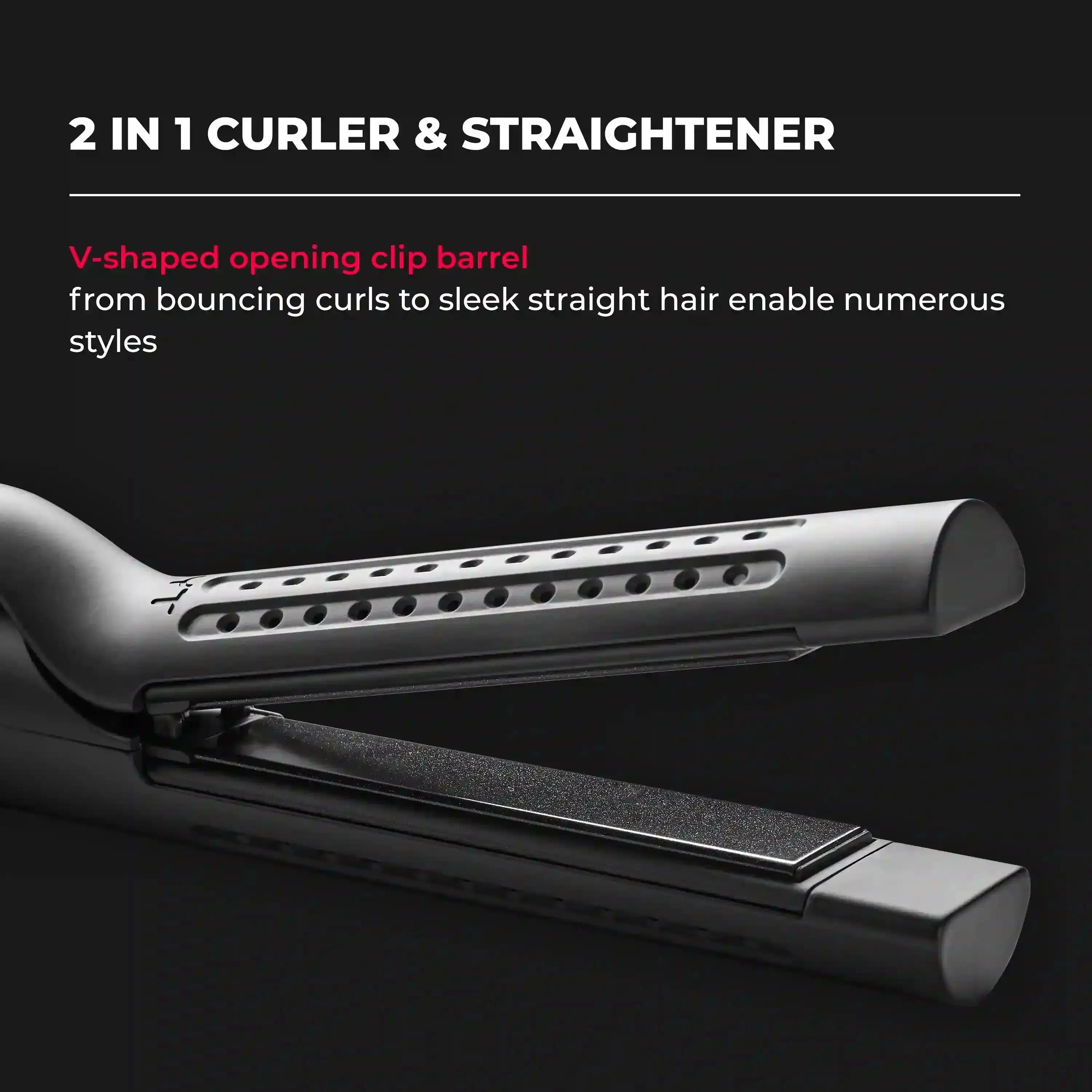 1 1/4 inch curling iron — TYMO AIRFLOW ideal for loose, long‑lasting waves
