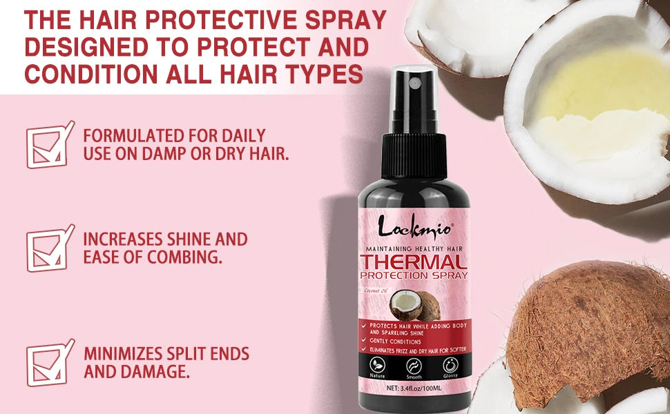 Spray de protection thermique pour cheveux