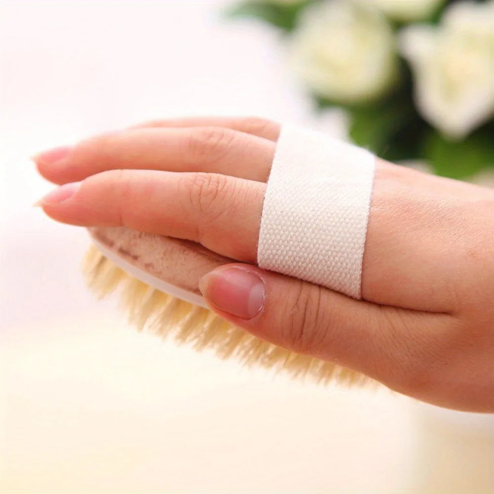 Brosse de spa corporel en soies naturelles